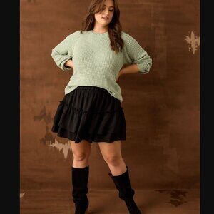 ARULA Ophelia Clip Dot Mini Skirt 1X